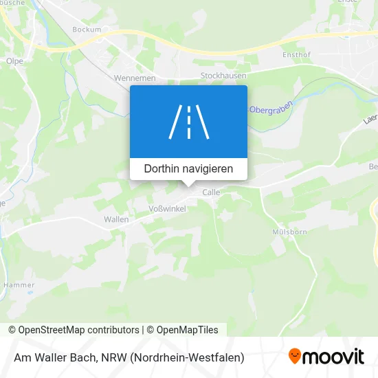 Am Waller Bach Karte
