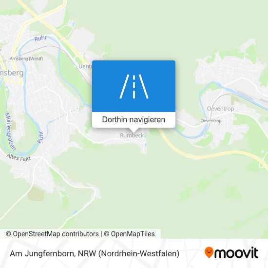 Am Jungfernborn Karte