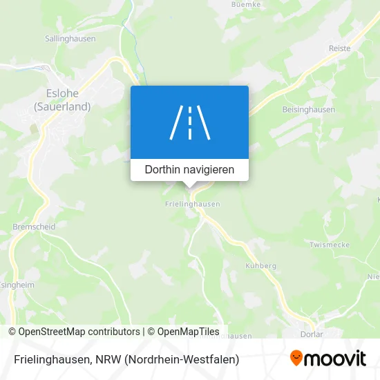 Frielinghausen Karte