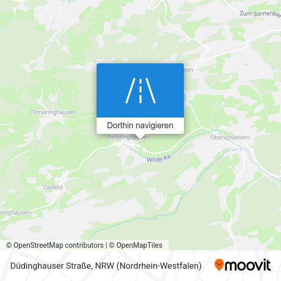 Düdinghauser Straße Karte