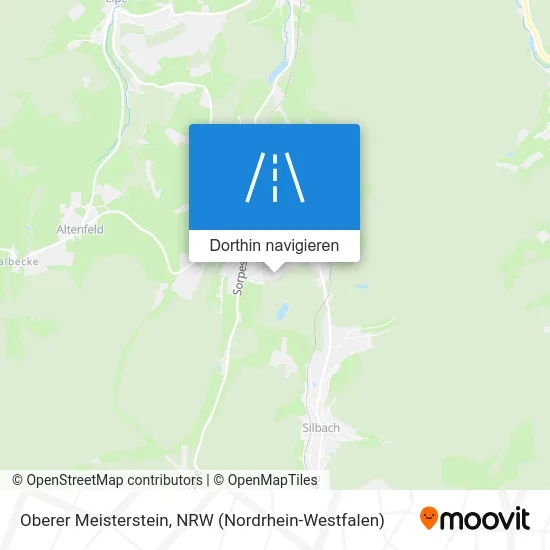 Oberer Meisterstein Karte