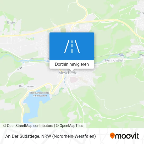 An Der Südstiege Karte