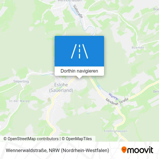 Wennerwaldstraße Karte