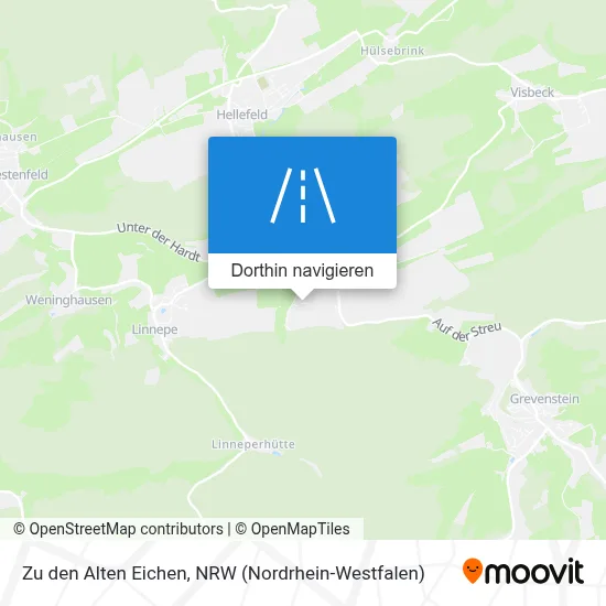 Zu den Alten Eichen Karte