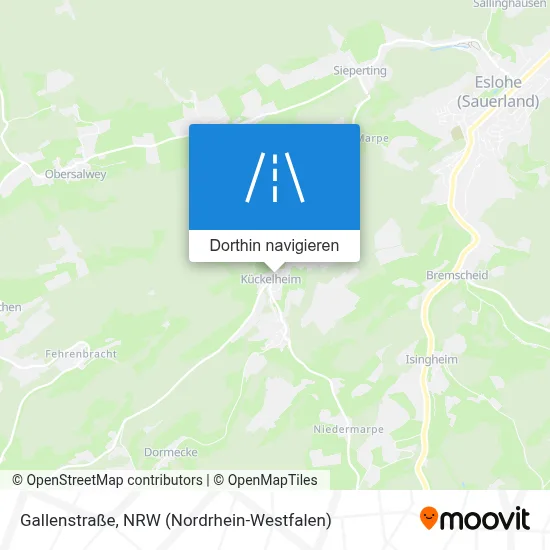 Gallenstraße Karte