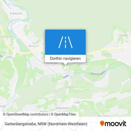 Geitenbergstraße Karte