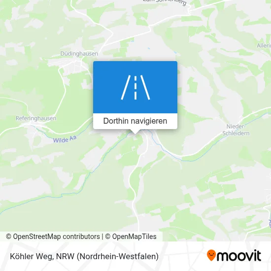 Köhler Weg Karte