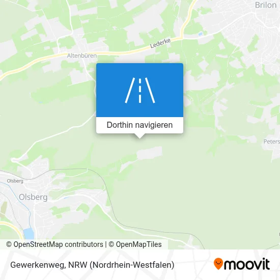 Gewerkenweg Karte