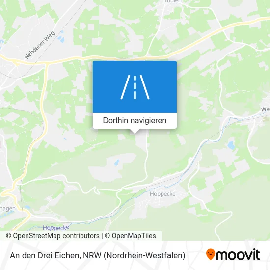 An den Drei Eichen Karte