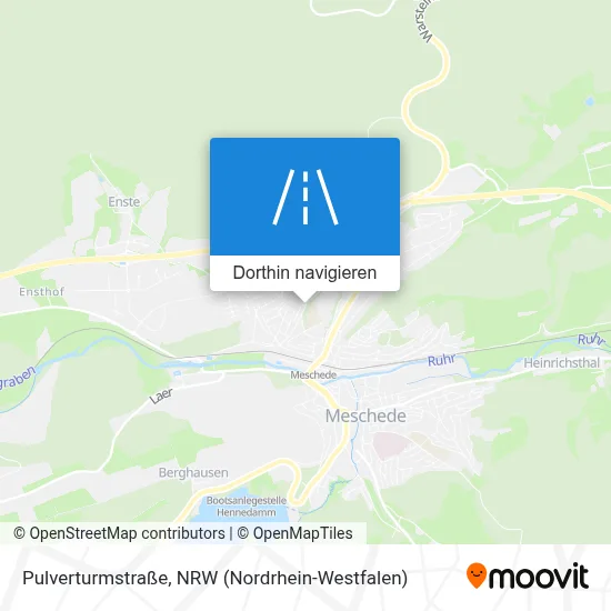 Pulverturmstraße Karte