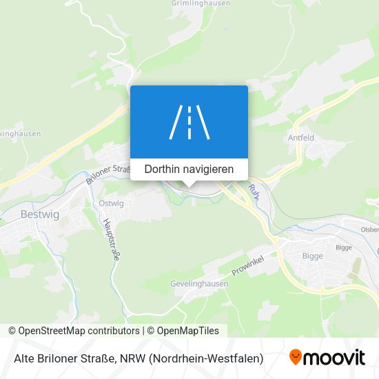 Alte Briloner Straße Karte