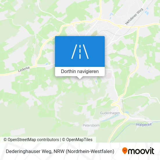 Dederinghauser Weg Karte