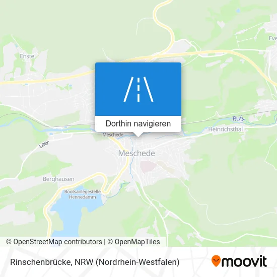 Rinschenbrücke Karte