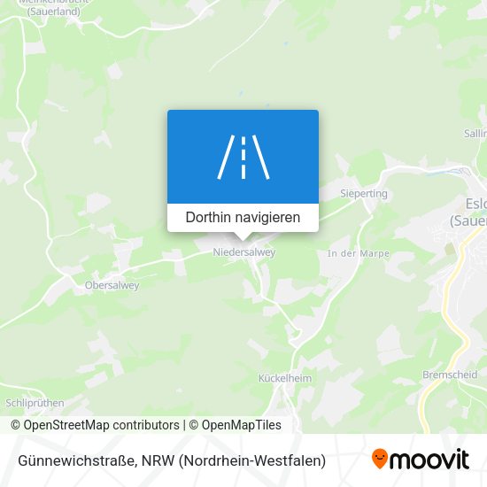 Günnewichstraße Karte