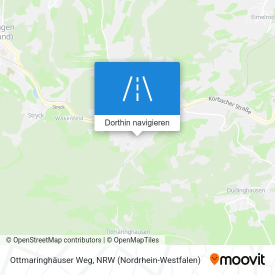 Ottmaringhäuser Weg Karte
