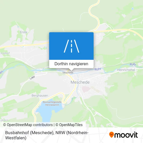 Busbahnhof (Meschede) Karte