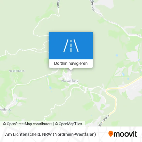 Am Lichtenscheid Karte