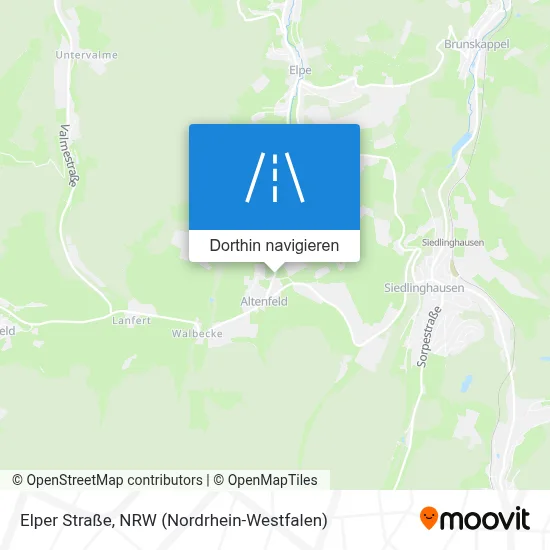 Elper Straße Karte