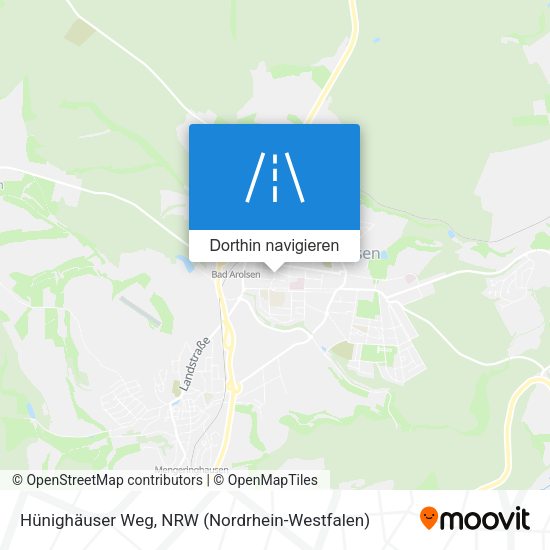 Hünighäuser Weg Karte