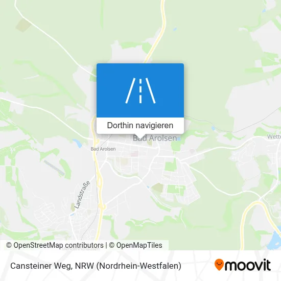 Cansteiner Weg Karte