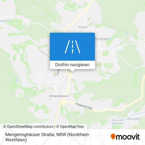 Mengeringhäuser Straße Karte