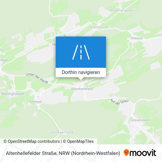 Altenhellefelder Straße Karte
