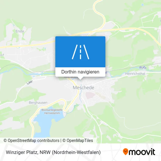 Winziger Platz Karte