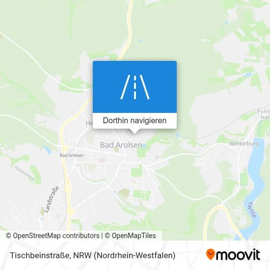 Tischbeinstraße Karte