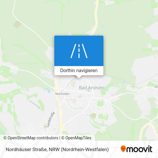 Nordhäuser Straße Karte