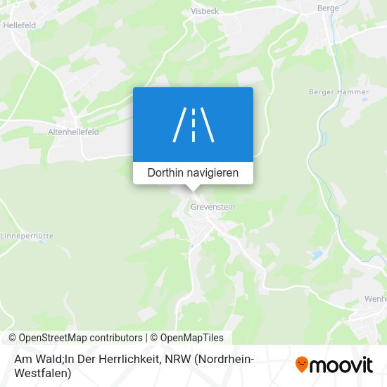 Am Wald;In Der Herrlichkeit Karte
