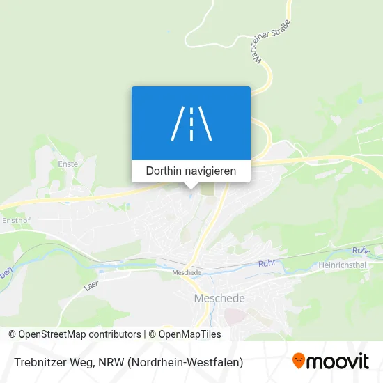 Trebnitzer Weg Karte