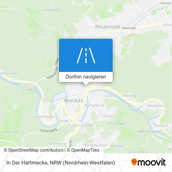 In Der Hartmecke Karte