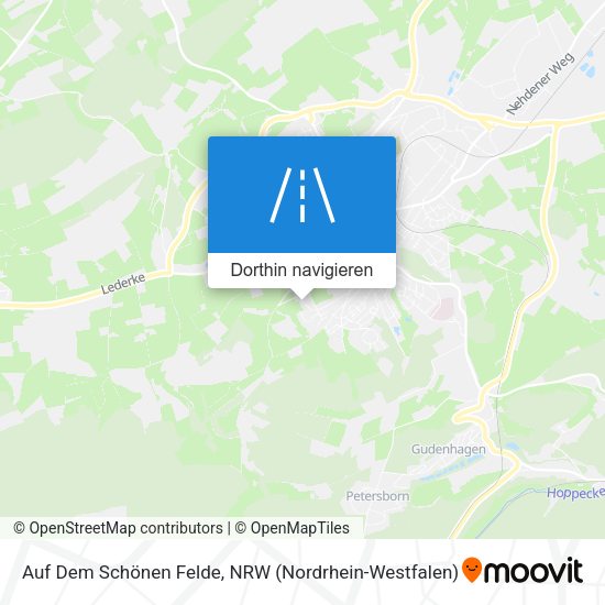 Auf Dem Schönen Felde Karte