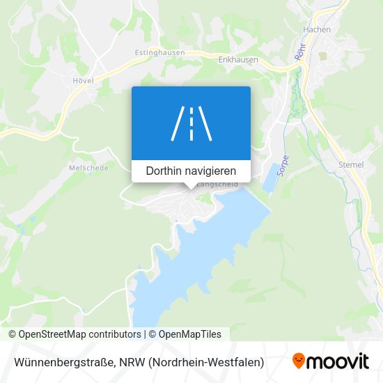 Wünnenbergstraße Karte