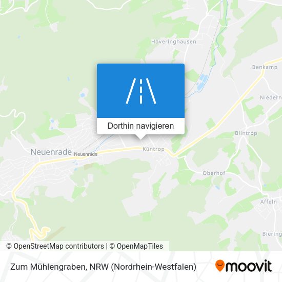 Zum Mühlengraben Karte