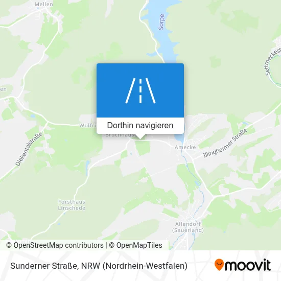Sunderner Straße Karte