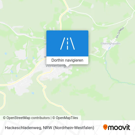 Hackeschladenweg Karte