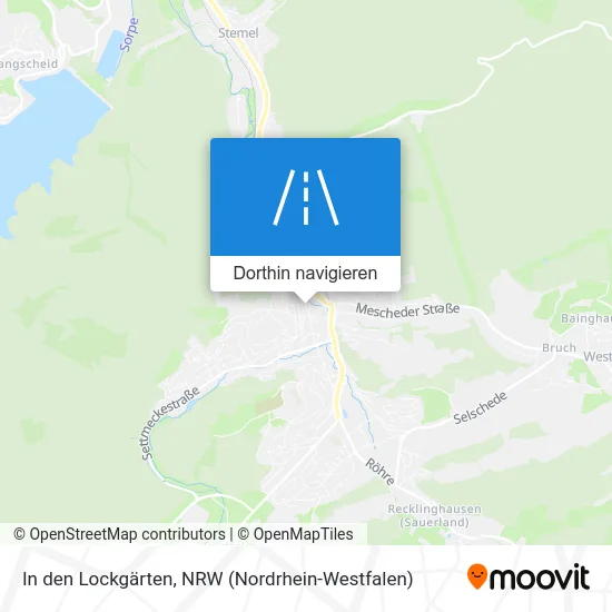 In den Lockgärten Karte