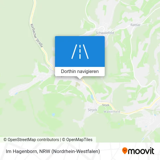 Im Hagenborn Karte
