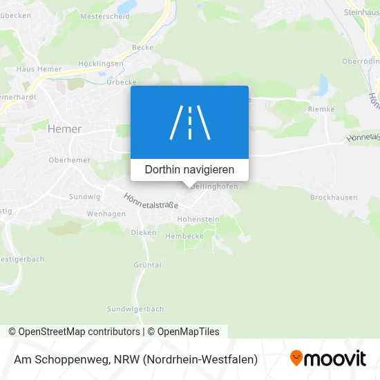 Am Schoppenweg Karte