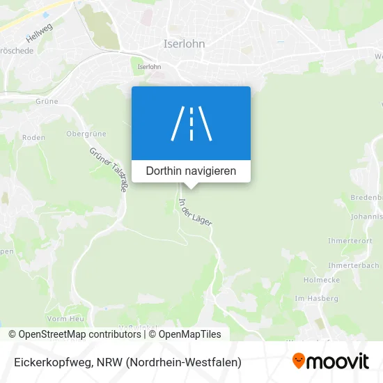 Eickerkopfweg Karte