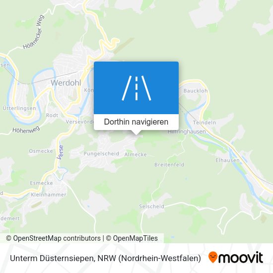 Unterm Düsternsiepen Karte