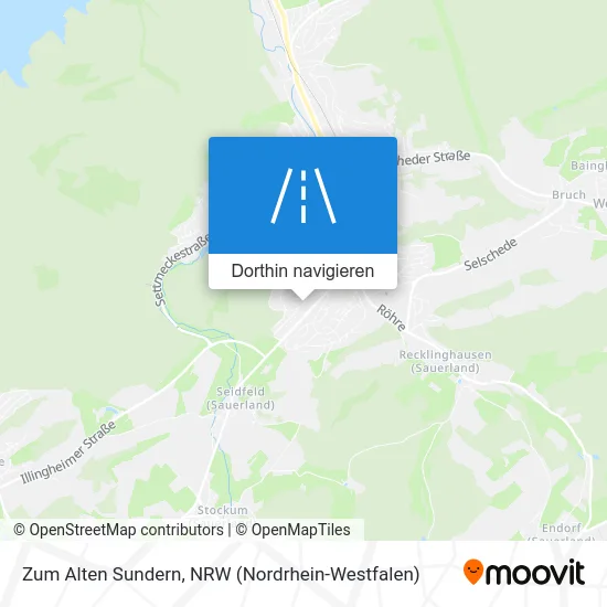 Zum Alten Sundern Karte
