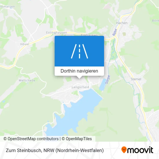 Zum Steinbusch Karte