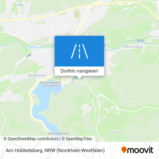 Am Hübbelsberg Karte