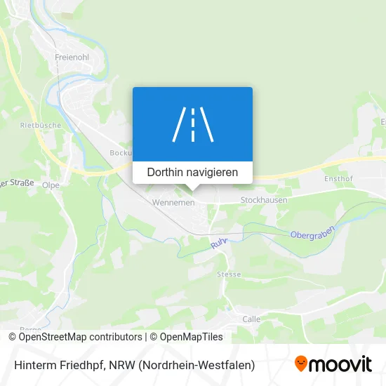 Hinterm Friedhpf Karte