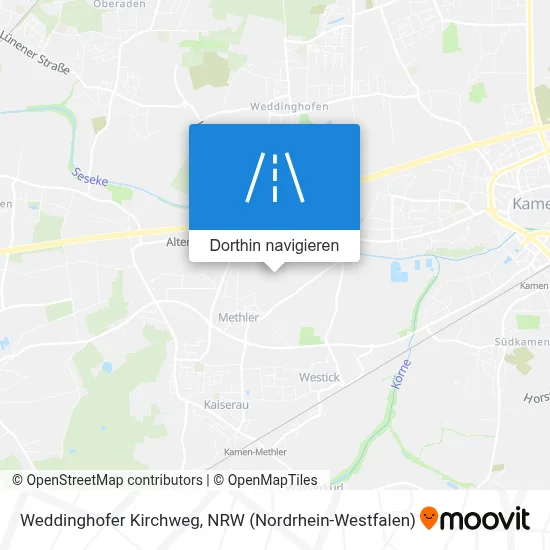 Weddinghofer Kirchweg Karte