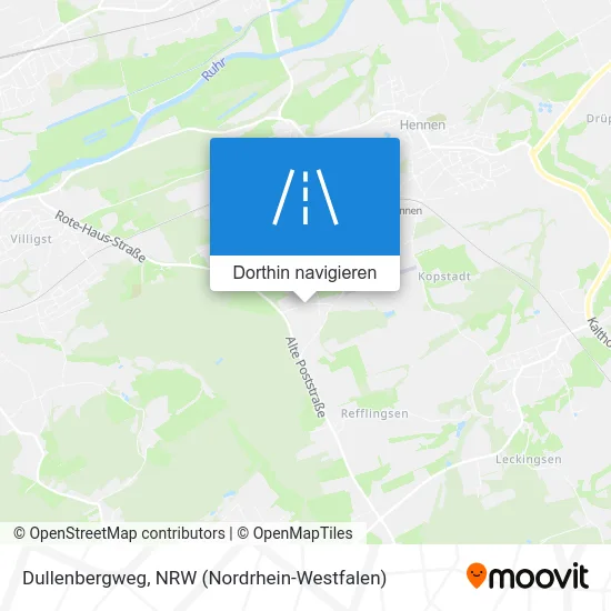 Dullenbergweg Karte