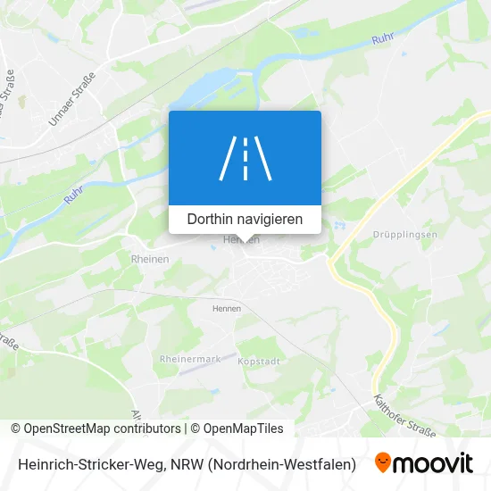 Heinrich-Stricker-Weg Karte
