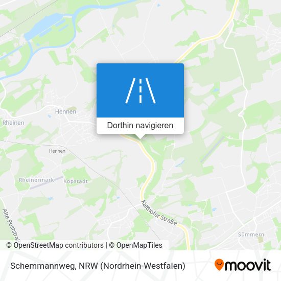 Schemmannweg Karte